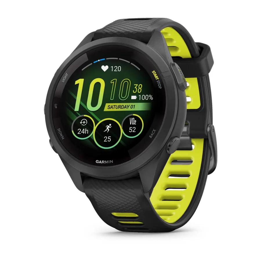 Đồng Hồ Garmin Forerunner 265S Đen Vàng 42mm